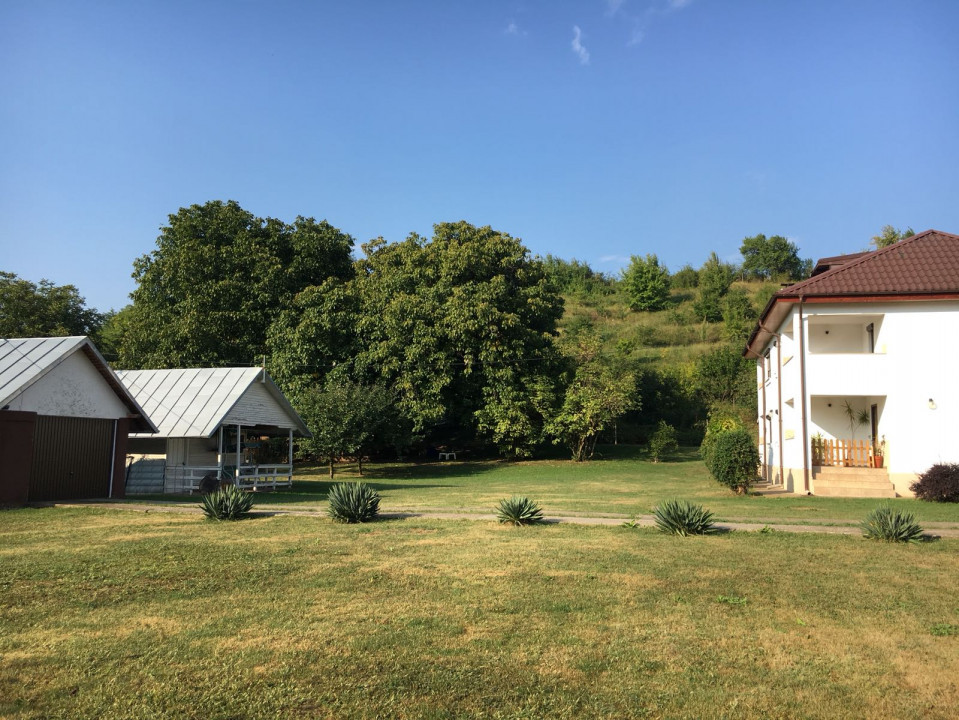 Vanzare casa-vila cu 5 camere si teren 3700 mp in Plopu-Bucov