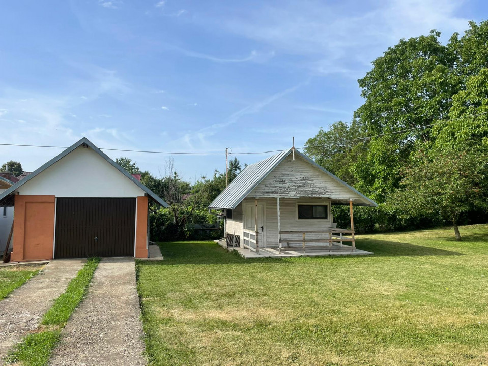 Vanzare casa-vila cu 5 camere si teren 3700 mp in Plopu-Bucov